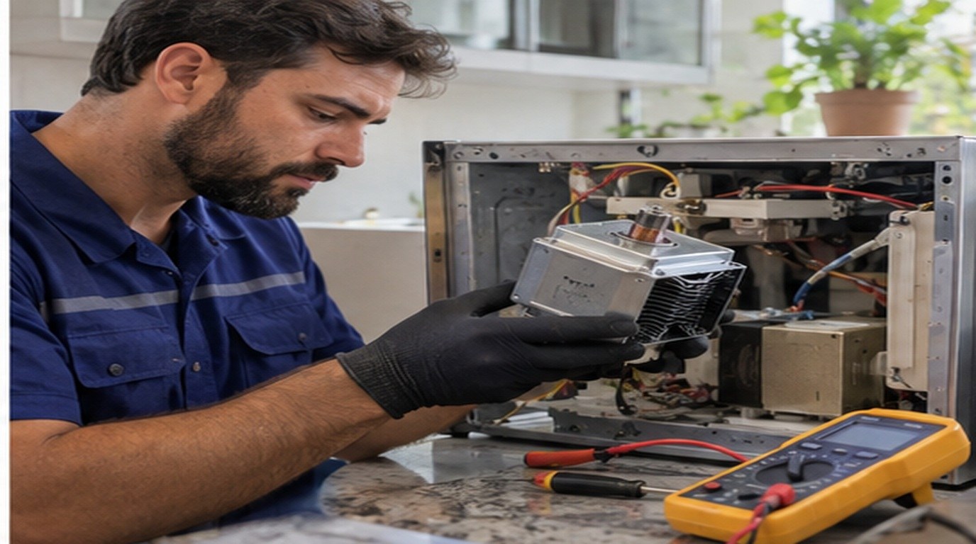 Conserto de micro-ondas em Campos dos Goytacazes‑RJ: troca do magnetron